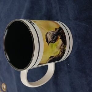 Chickadee Coffee Mug 10 oz. Maggie 2012 by Orca Coatings Ceramic Wild Birds GUC